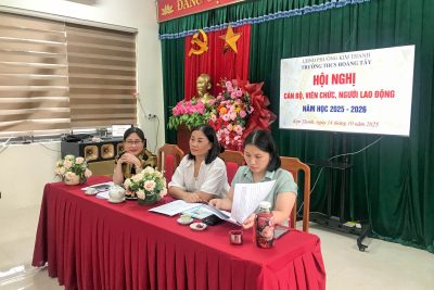Hội nghị cán bộ, công chức, viên chức và người lao động năm học 2025–2026
